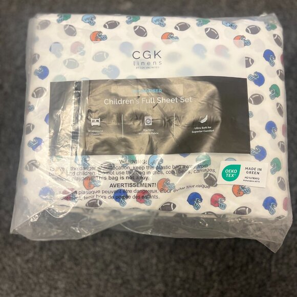 CGK LINENES Kids 4 Piece Microfiber Sheet Set - NEW - Picture 3 of 4